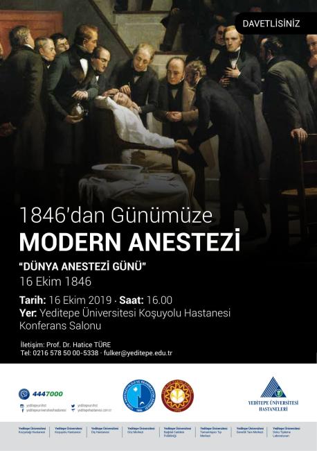 1846’ dan Günümüze Modern Anestezi