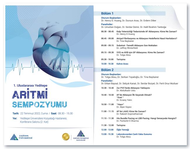 1. Yeditepe Aritmi Sempozyumu