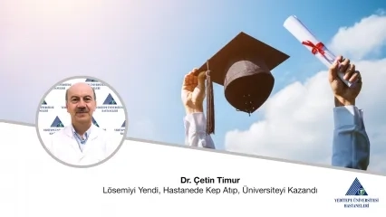 Lösemiyi Yendi, Hastanede Kep Atıp, Üniversiteyi Kazandı