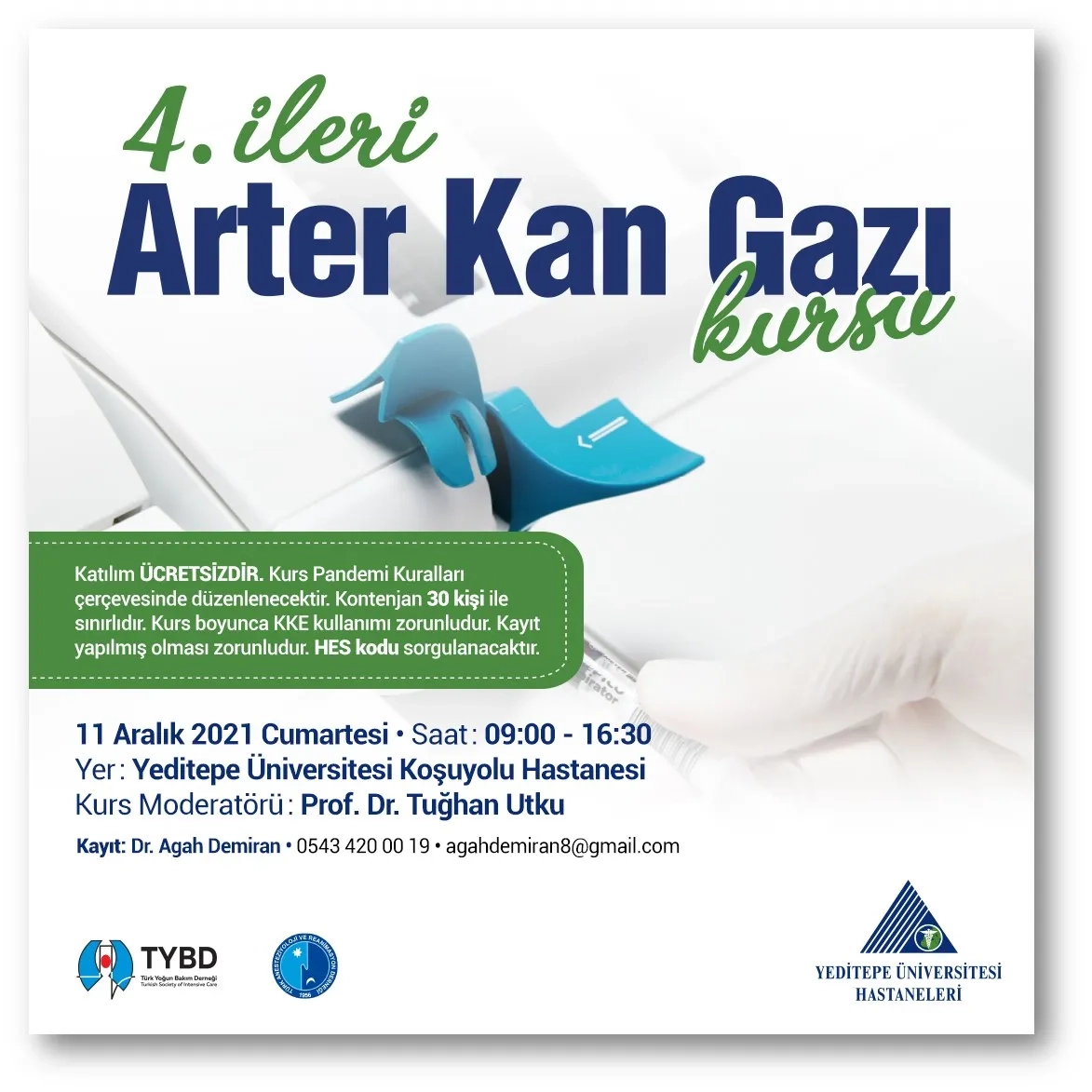 Arter Kan Gazı Kursu