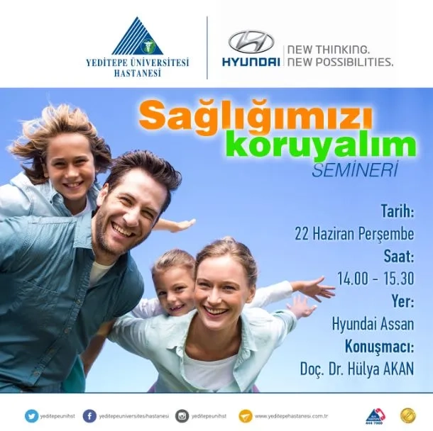 Doç. Dr. Hülya Akan "Sağlığımızı Koruyalım" semineri ile Hyundai Assan'da!