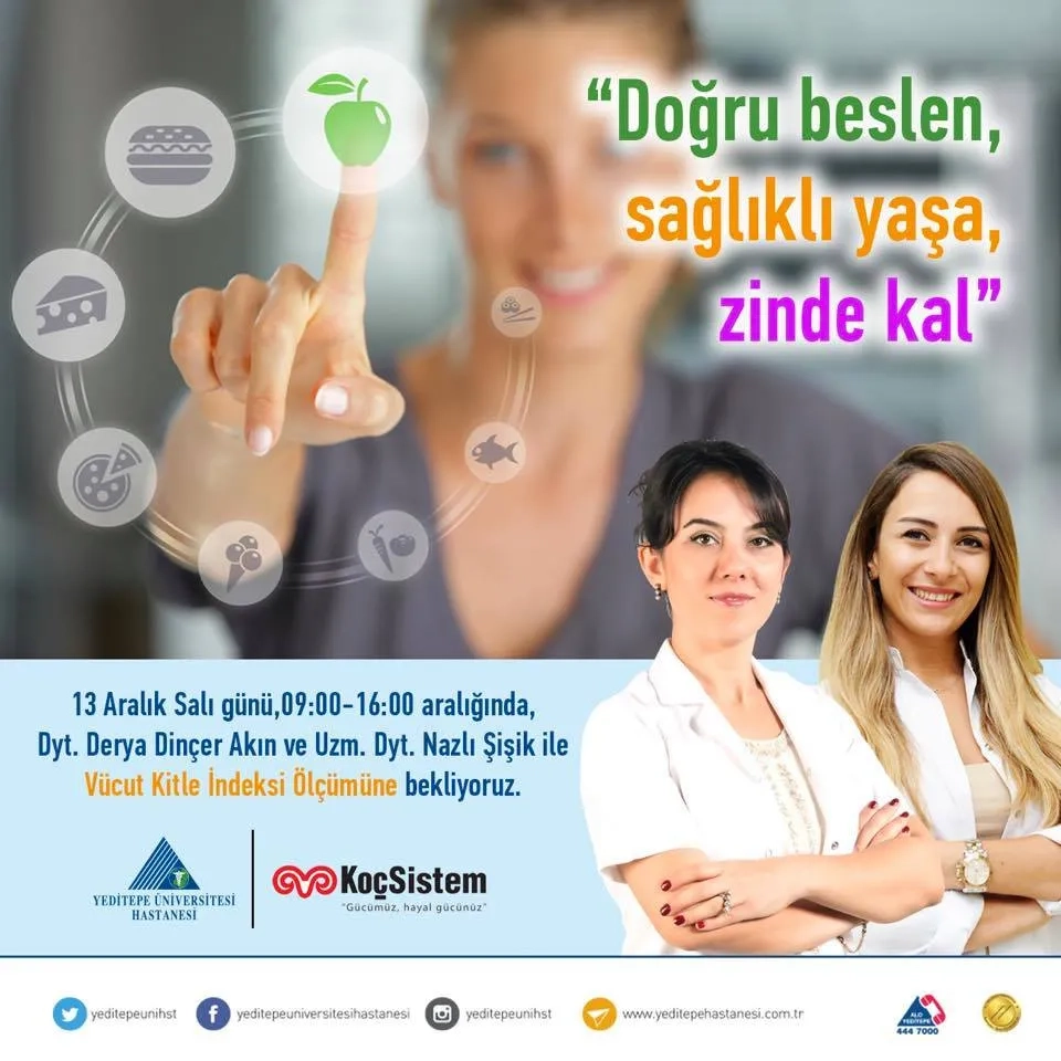 Doğru Beslen, Sağlıklı Yaşa, Zinde Kal Semineri ile Koç Sistemdeyiz!