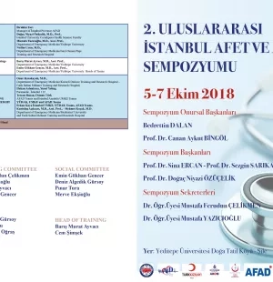 2.Uluslararası İstanbul Afet ve Acil Tıp Sempozyumu