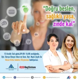 Doğru Beslen, Sağlıklı Yaşa, Zinde Kal Semineri ile Koç Sistemdeyiz!