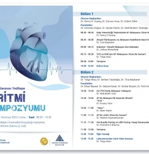 1. Yeditepe Aritmi Sempozyumu